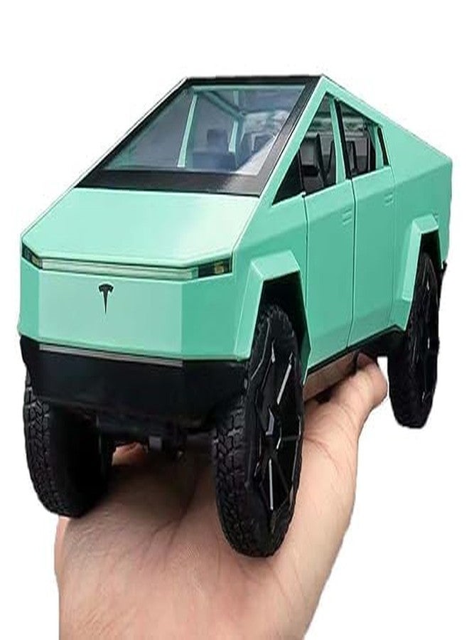 KING FORU 1:24 Scale Die-Cast CyberTruck【Free Wheel】 with 6 Openable Doors,Steerable Tyres,Working Horn,Working Lights, Multicolor - Image 5
